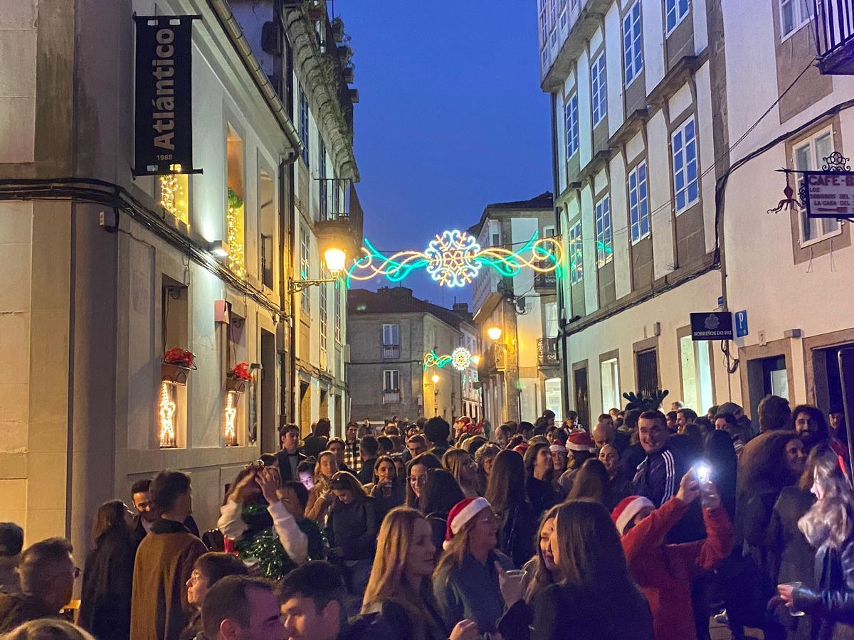 El tiempo permitirá disfrutar de los tardeos programados en Compostela esta Nochebuena