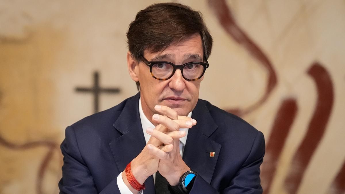 Salvador Illa, en la reunión semanal del Govern del 2 de septiembre. Salvador Illa, en la reunión semanal del Govern del 2 de septiembre.