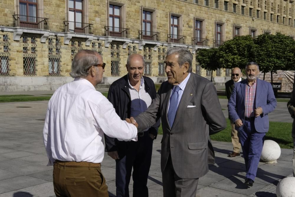 Visita del ex ministro de trabajo Fernando Suárez