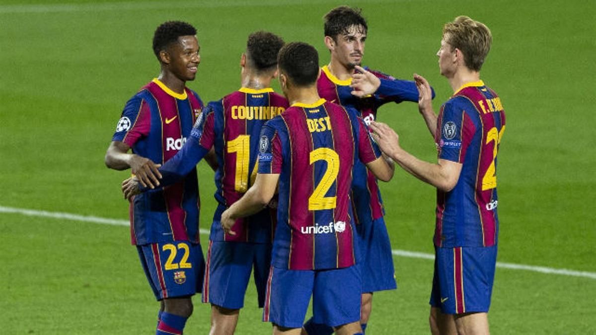 El Barça se estrena en la Champions con goleada ante el Ferencvaros