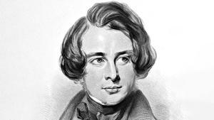 Un gravat amb la imatge de Charles Dickens