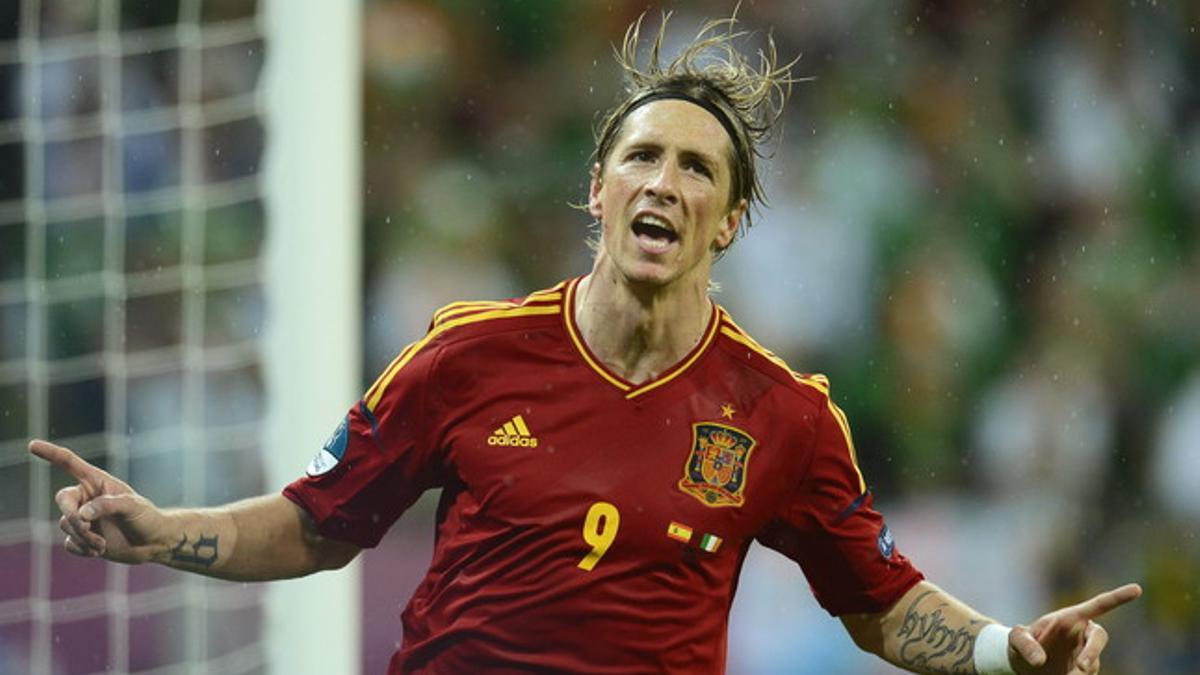 Fernando Torres, en el partido contra Irlanda.