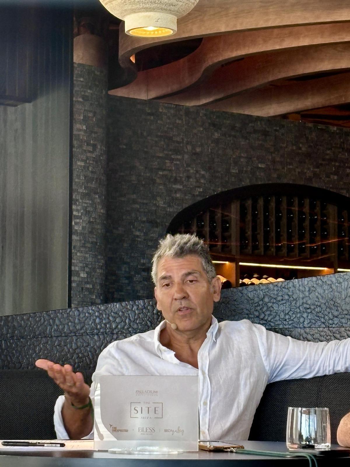 paco Roncero, durante una de sus intervenciones en ibiza.
