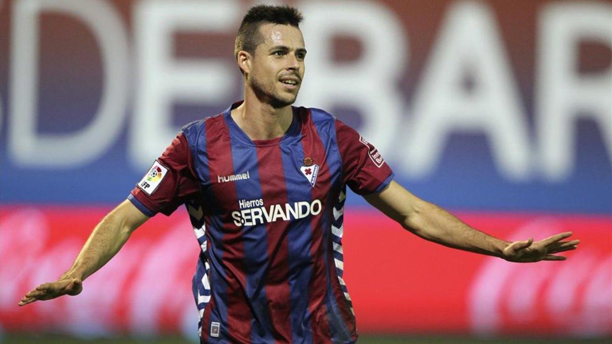 Manu Del Moral, durante su etapa como jugador del Eibar