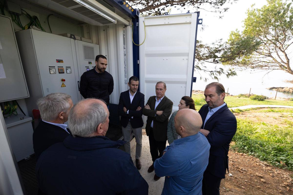 Todas las imágenes de la puesta en marcha de la desaladora de Sant Antoni