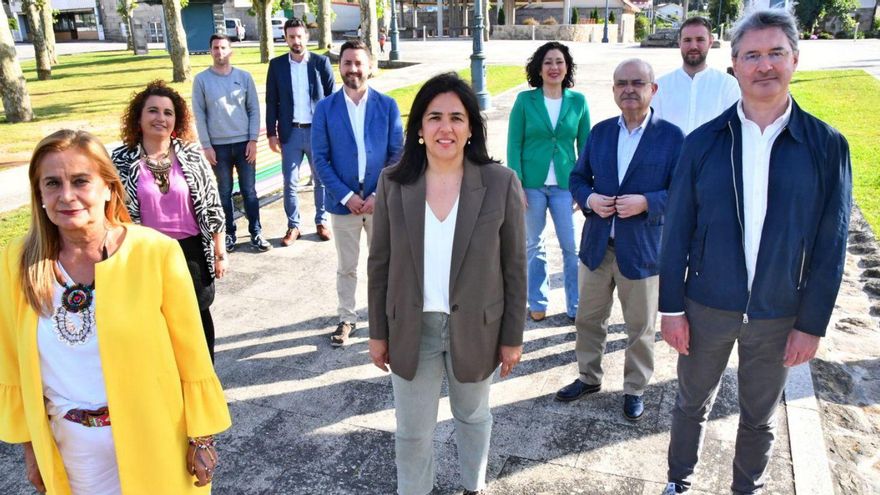 Un momento de la cumbre socialista en Meis. | // FARO