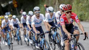  Remco Evenepoel, durante la octava etapa de la Vuelta.