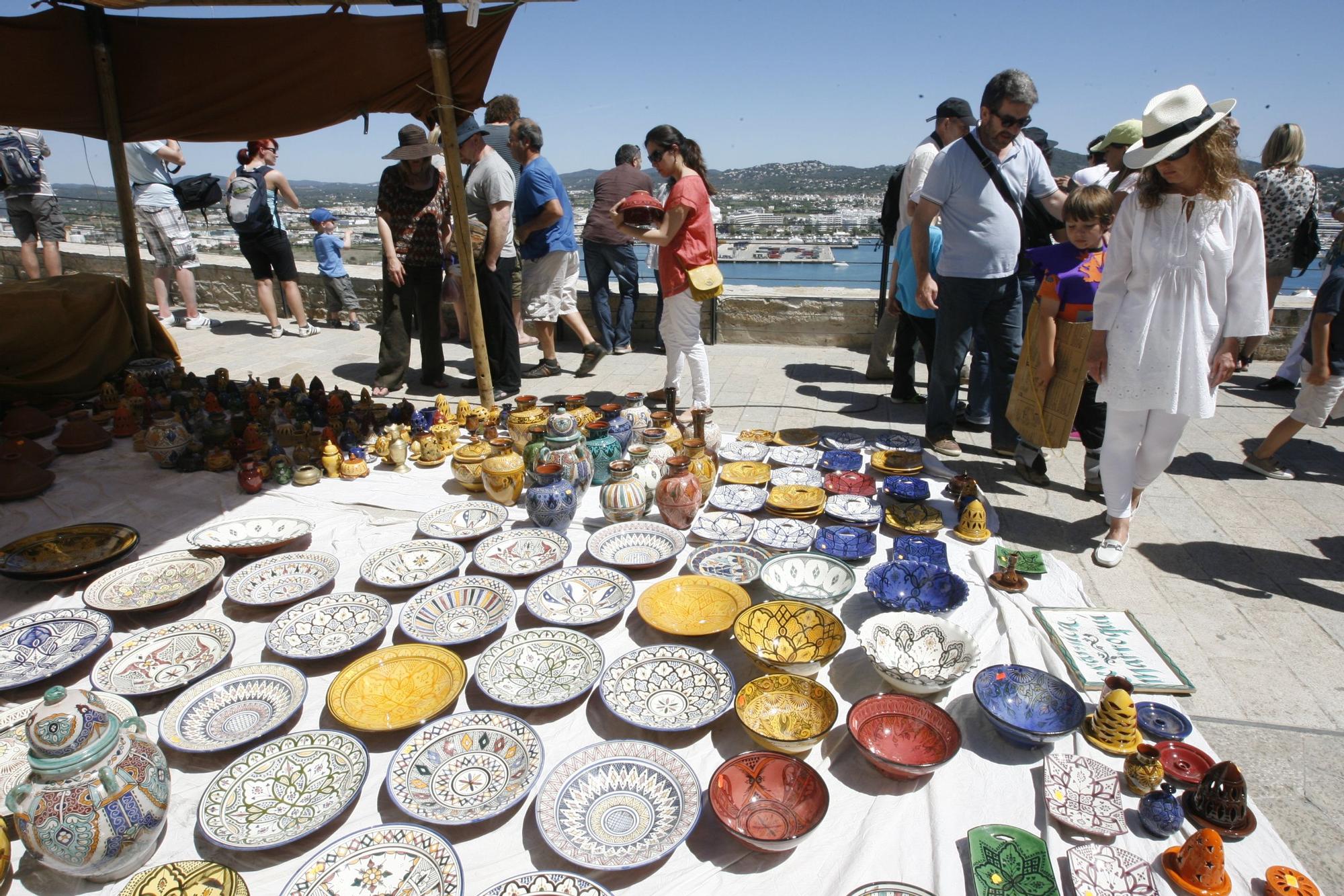 Edición de 2012 de la Feria Medieval de Ibiza.