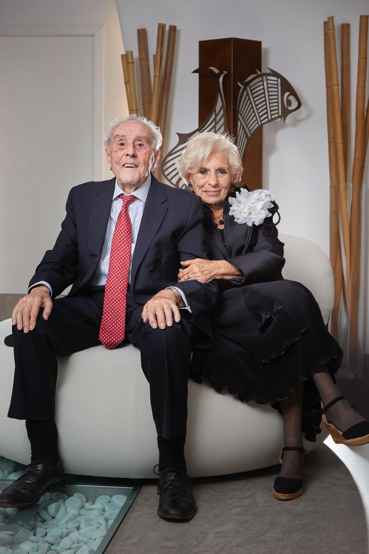 Antonio Antón y su esposa, María Teresa Puntes.