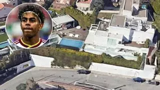Entramos en la nueva casa de Lamine Yamal: una mansión valorada en más de 10 millones de euros, piscina exterior con cascada, campo de fútbol y sala de cine