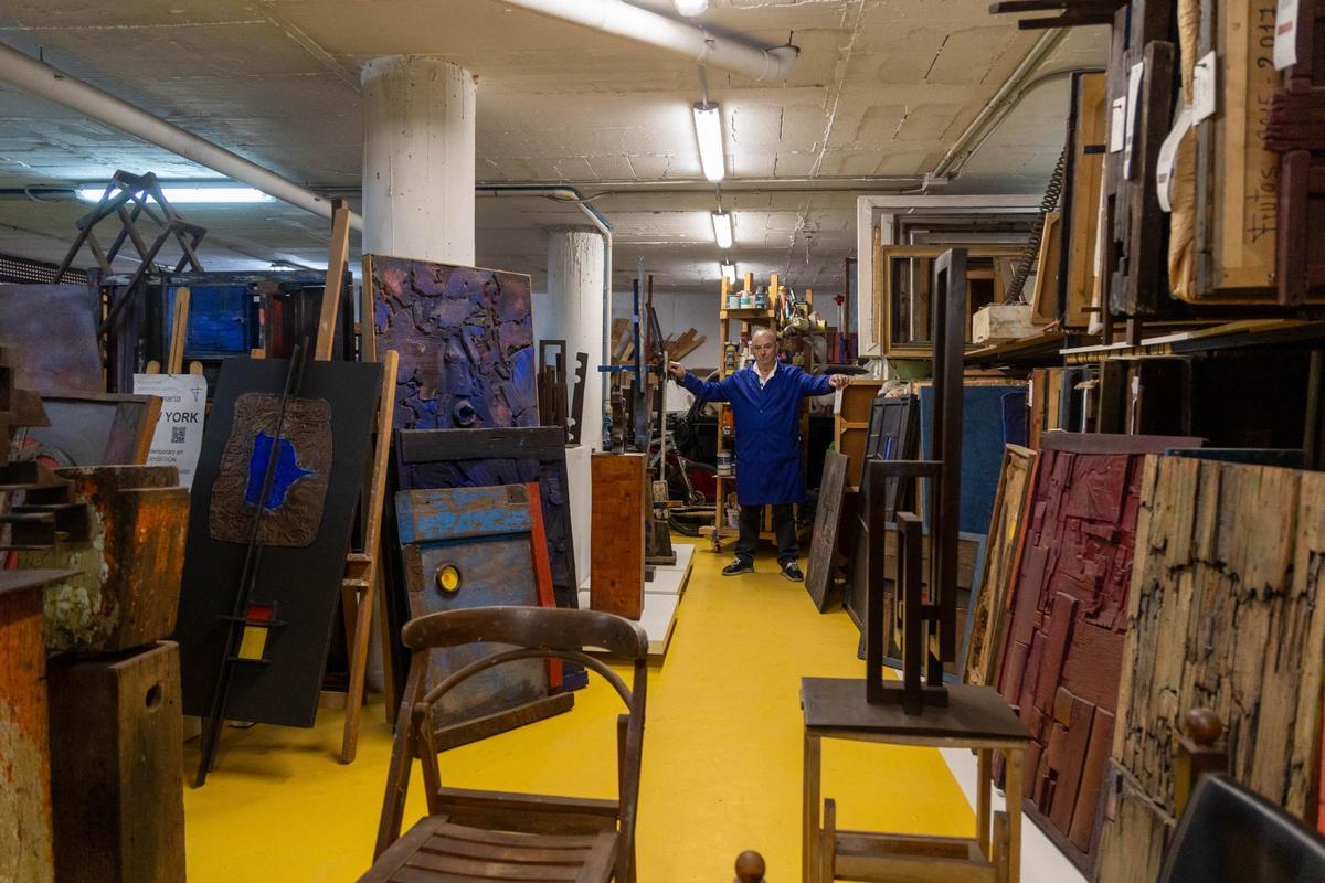 Algunas de las obras de Frutos María