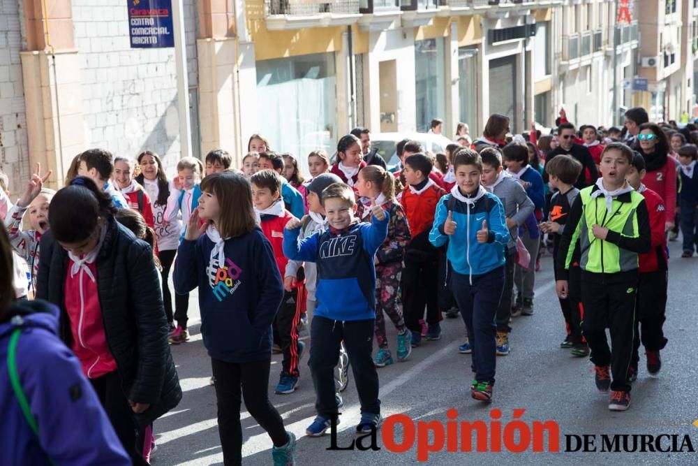 Marcha en el Día del Cáncer Infantil en Caravaca