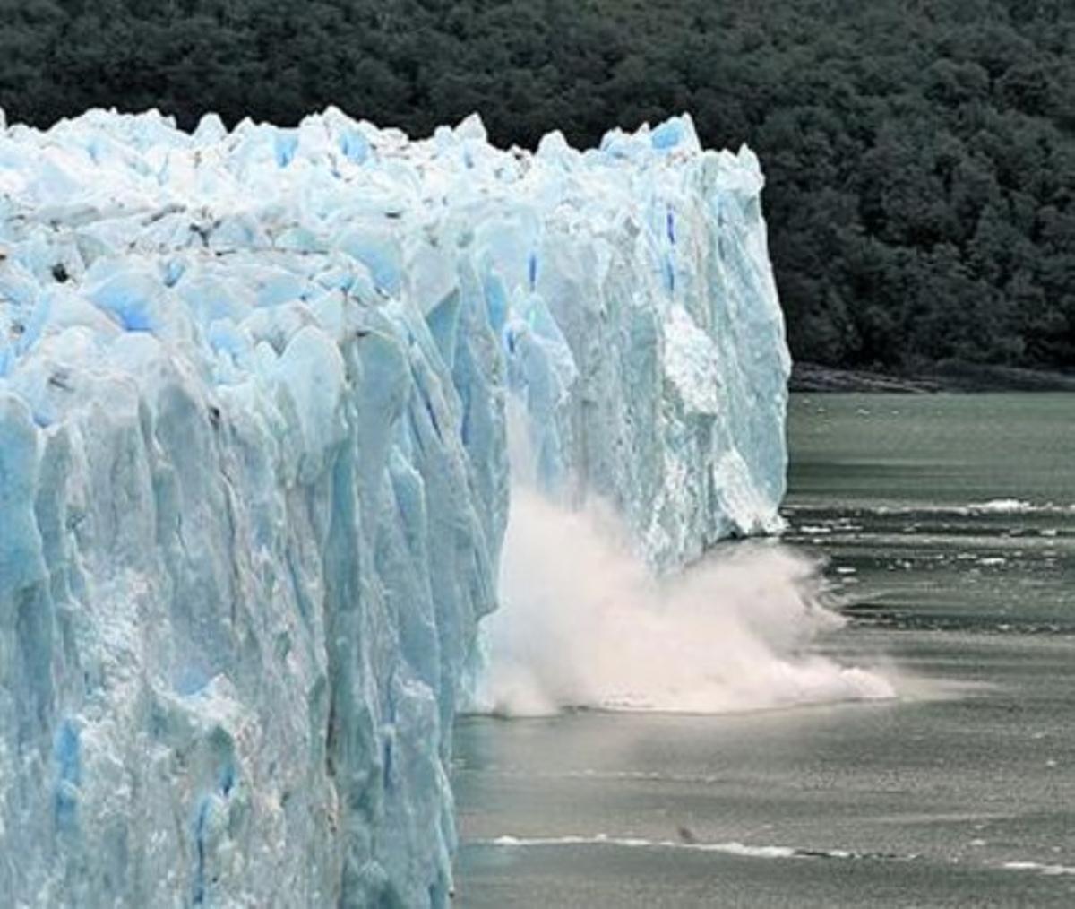 Les glaceres, com el Perito Moreno, amenaçades per l’escalfament.