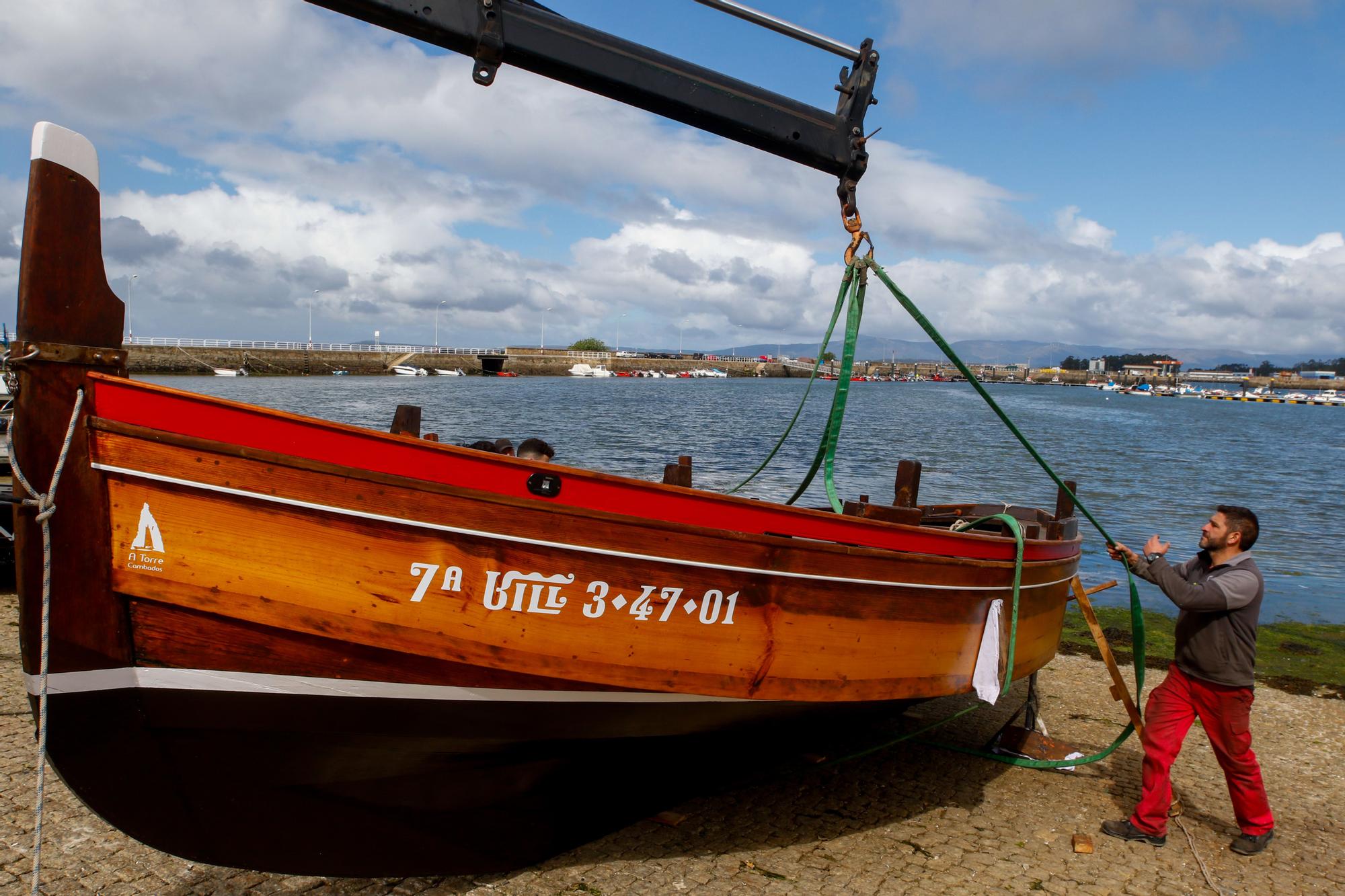 A Rabandeira volve bicar as augas do mar de Arousa