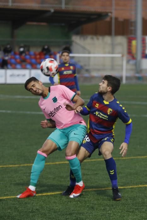 Llagostera- Barça B, en imatges