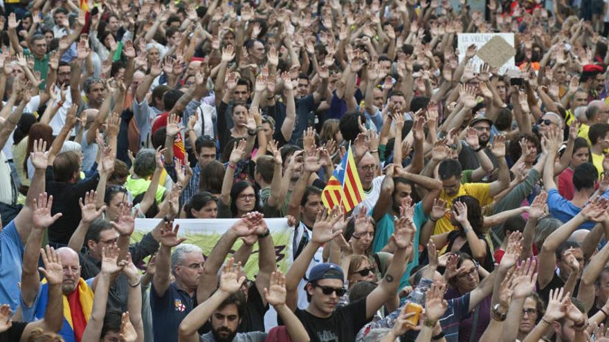 Una de les manifestacions arreu del país.