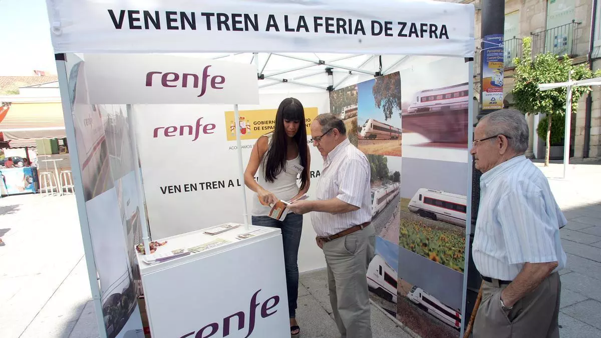 Renfe programa 56 trenes para Zafra el próximo fin de semana con motivo de la FIG