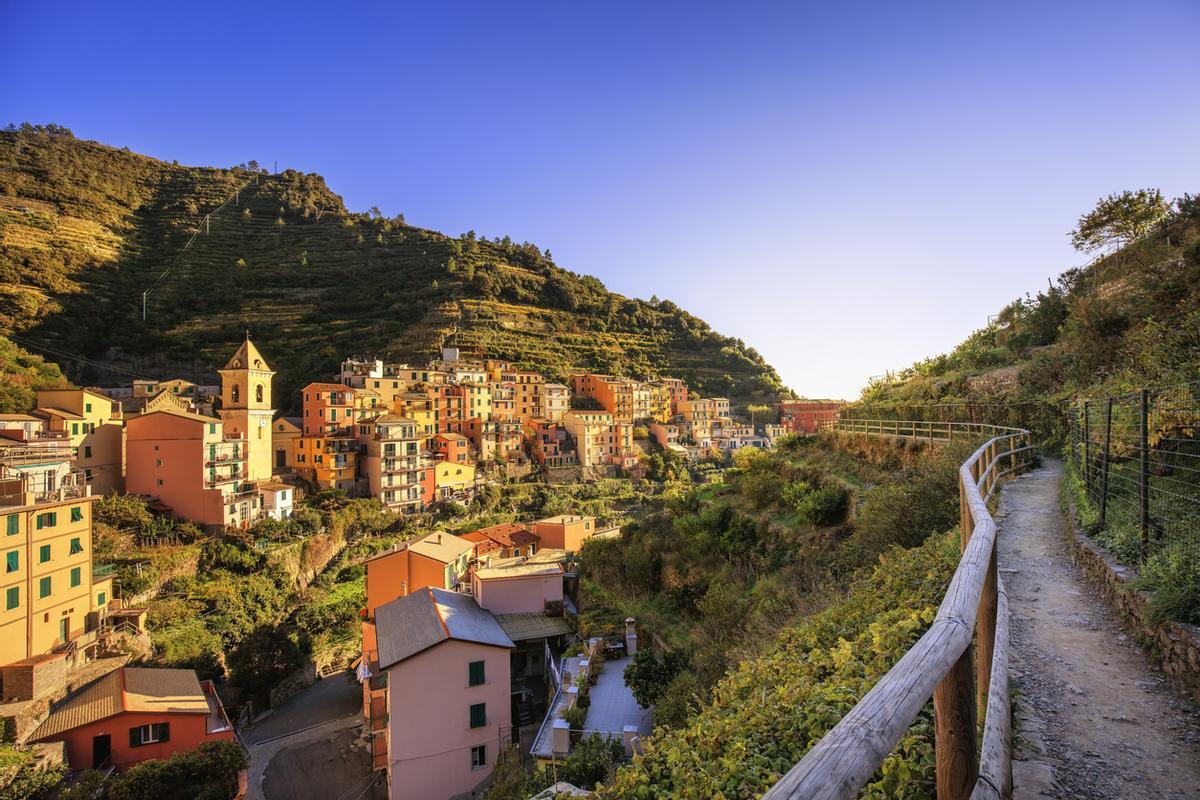 La Via dell'Amore en su llegada a Manarola
