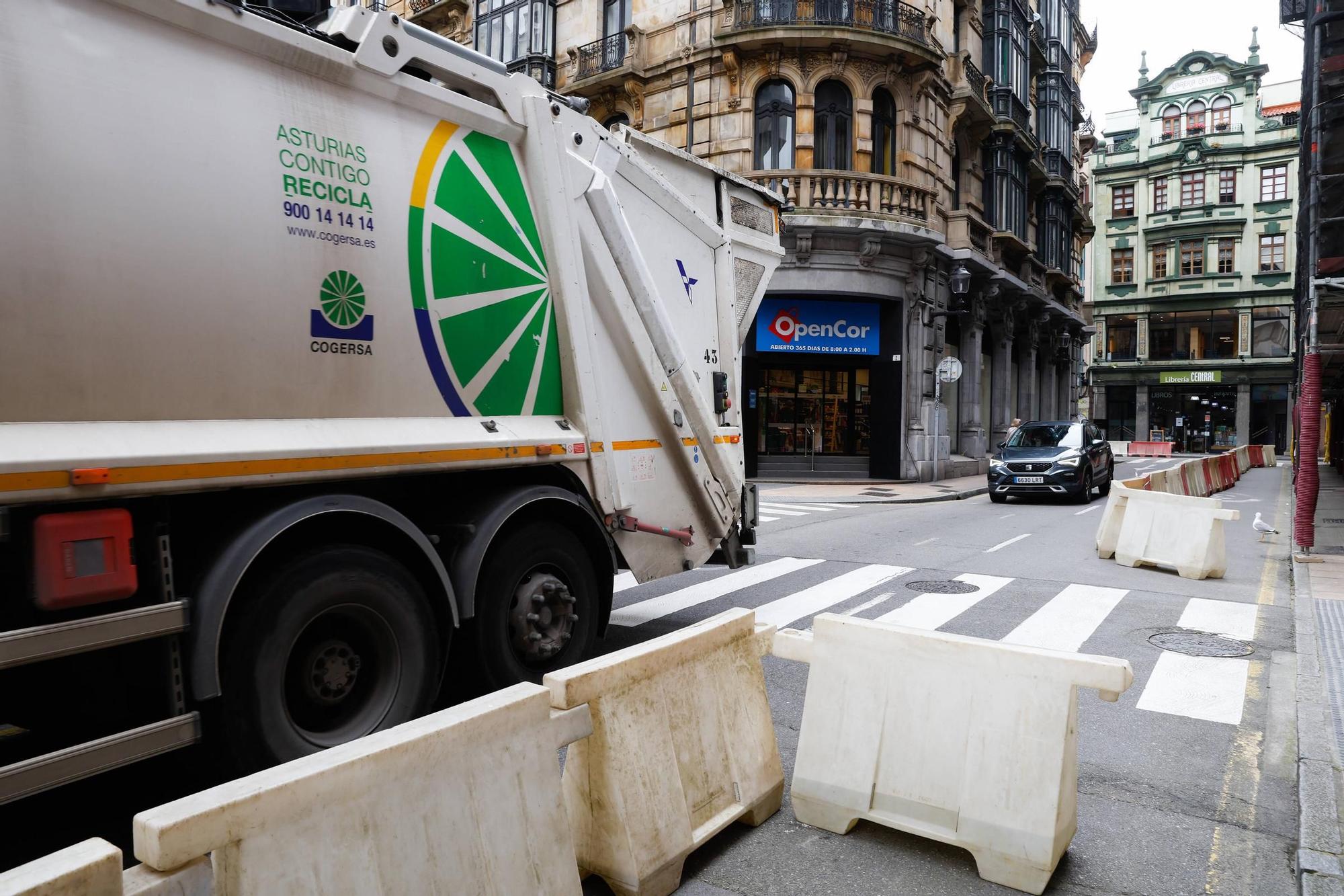 Los cambios de tráfico en el centro de Gijón pasan la prueba: "Es viable" (en imágenes)