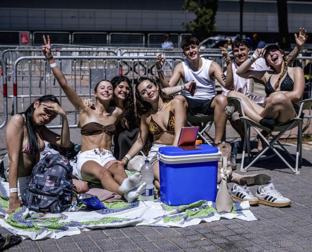 Acampats des de dimecres