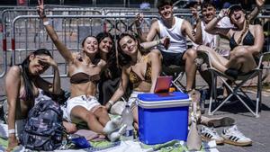 Acampats des de dimecres