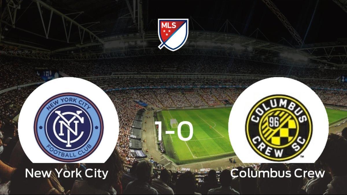 Tres puntos para el equipo local: New York City 1-0 Columbus Crew