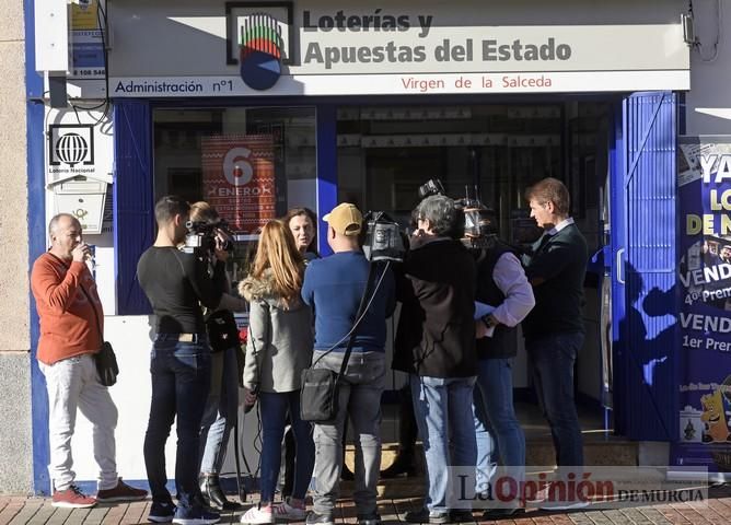 Lotería de Navidad 2019: Celebración en Murcia y Las Torres de Cotillas