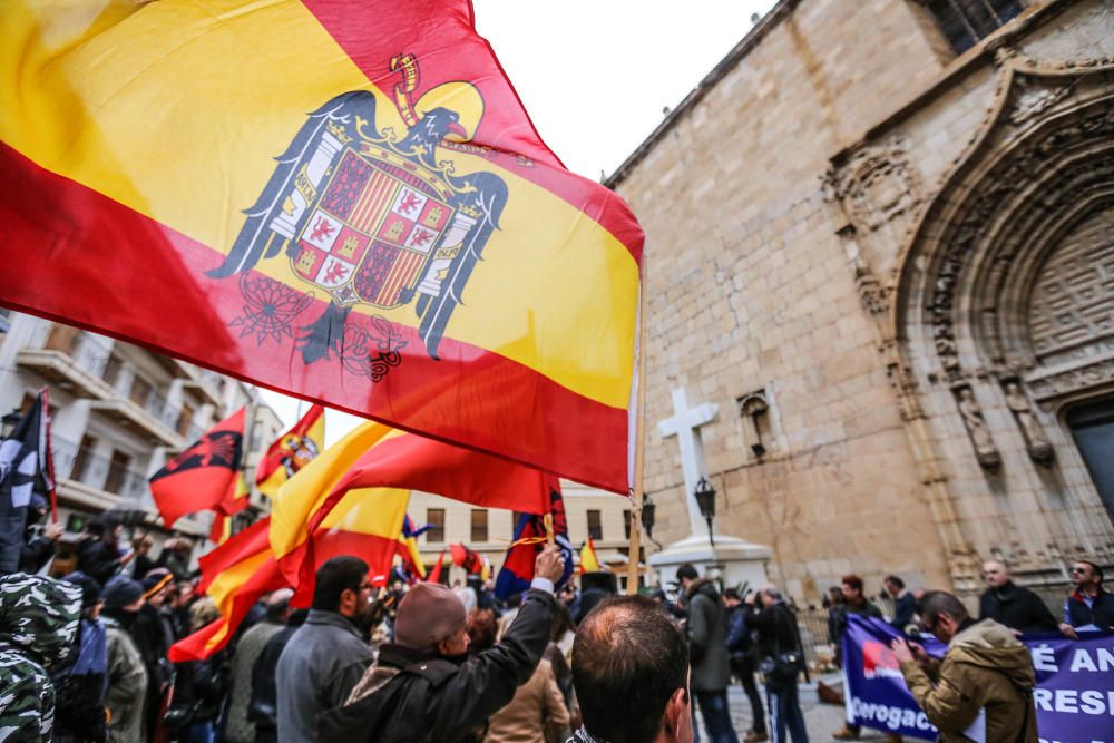 La Falange, en la manifestación en Callosa