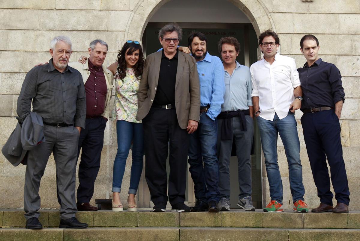 Presentación de la película "La playa de los ahogados" en Vigo en 2015