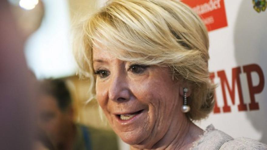 Esperanza Aguirre: “El virus del totalitarismo ha mutado en Podemos”