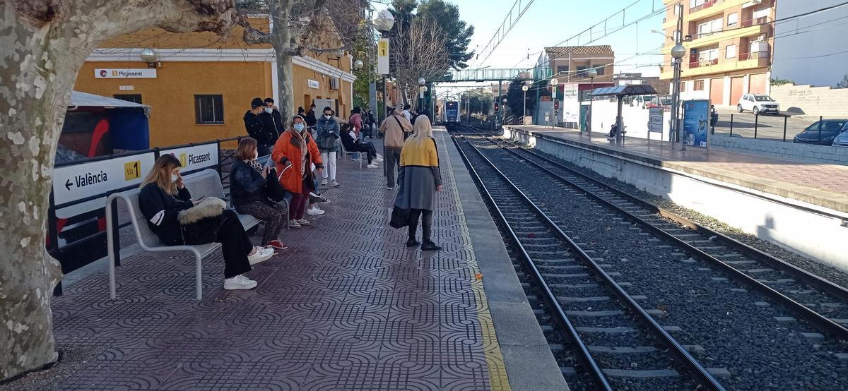 La estación de metro de Picassent estará inoperativa los dos meses de verano.