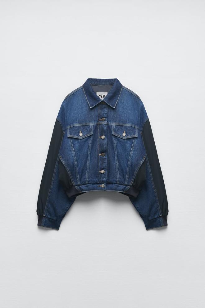 Bomber denim combinada