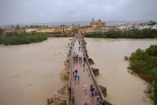 El caudal del Guadalquivir en Fuente Palmera se mantiene en nivel rojo de alerta