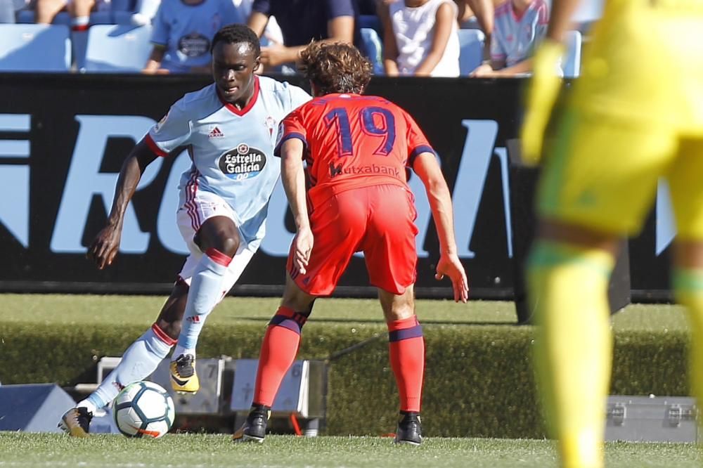 Las mejores imágenes del duelo entre el Celta y la Real Sociedad en el primer partido de Liga en Balaídos.