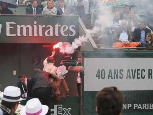 Protestas en la final de Roland Garros