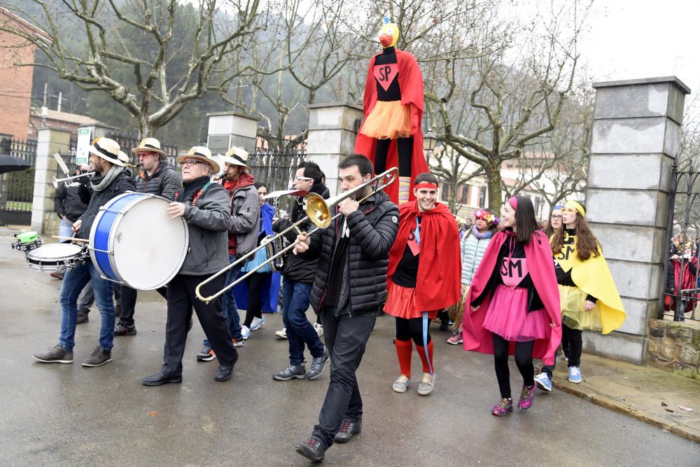 La rua del Carnaval infantil de Sallent