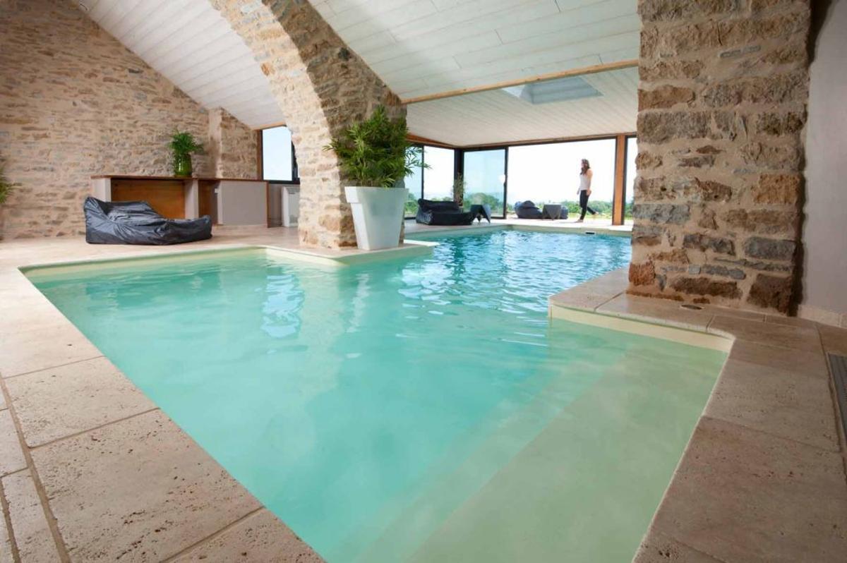 Un disseny interior de piscina per gaudir-ne durant tot l'any.