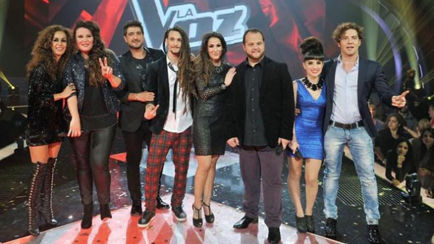 Los finalistas de la segunda edición de &#039;La Voz&#039;.