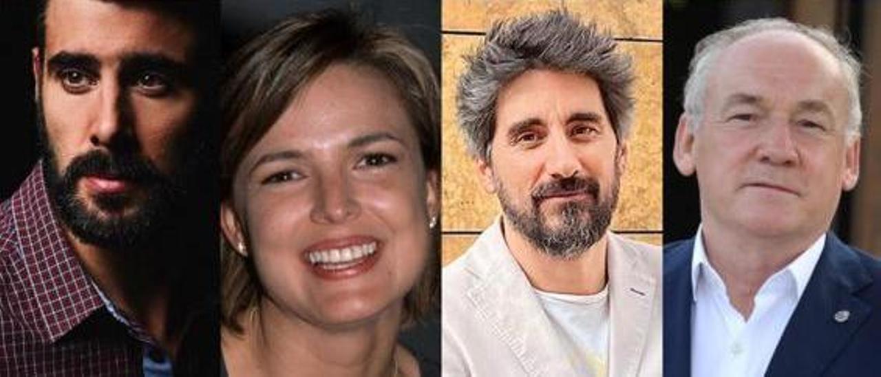 Algunos de los rostros que formarán parte del rodaje en Poio y Meis.