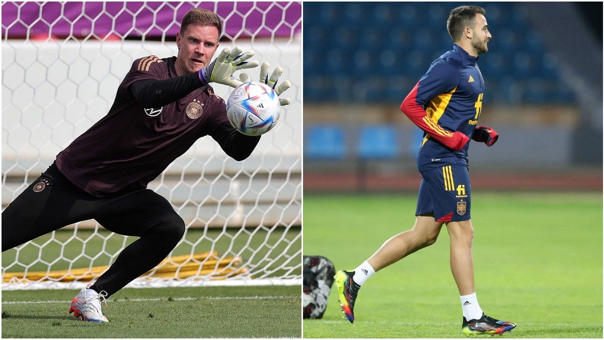 Ter Stegen con la selección alemana y Eric Garcia con la española