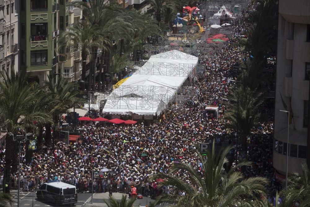 Hogueras 2018: Mascletá de las Hogueras de Alicante de 23 de junio.