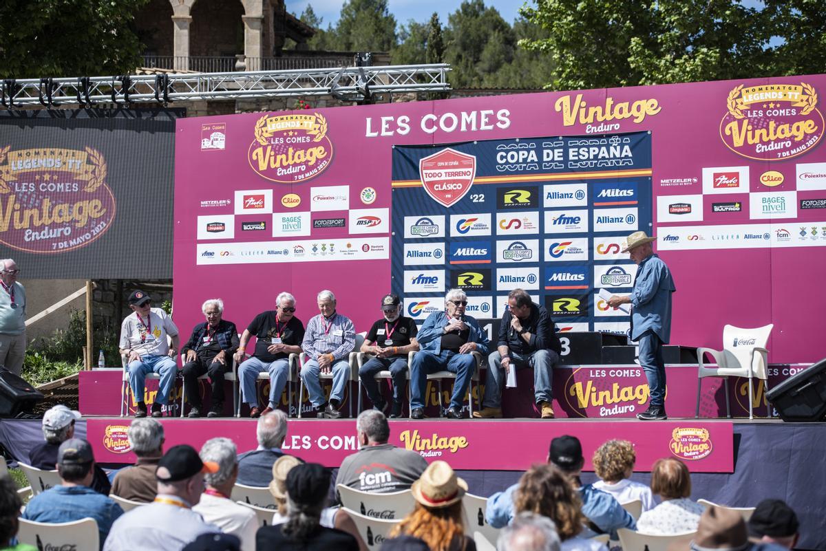 Gran carrera y emotivo homenaje en Les Comes Vintage Enduro 2022