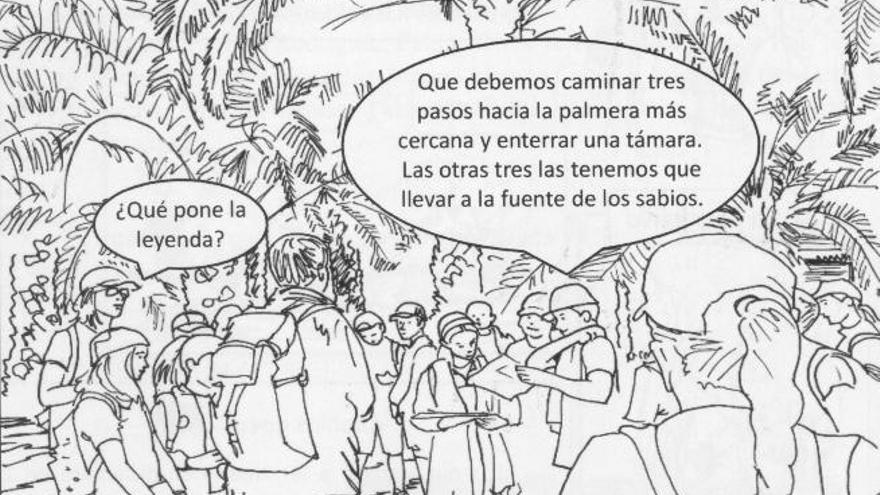 El misterio del Jardín Botánico en viñetas