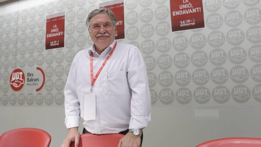 Alejandro Texías sigue al frente de la UGT balear pero con una ejecutiva renovada.