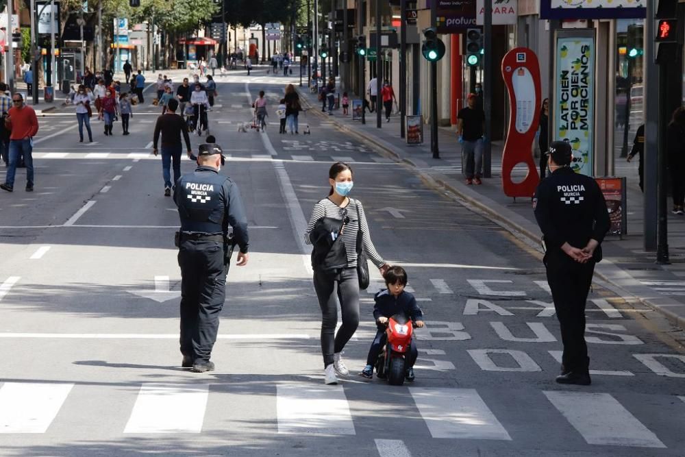 Coronavirus en Murcia: Así ha sido el primer día de desconfinamiento para los niños