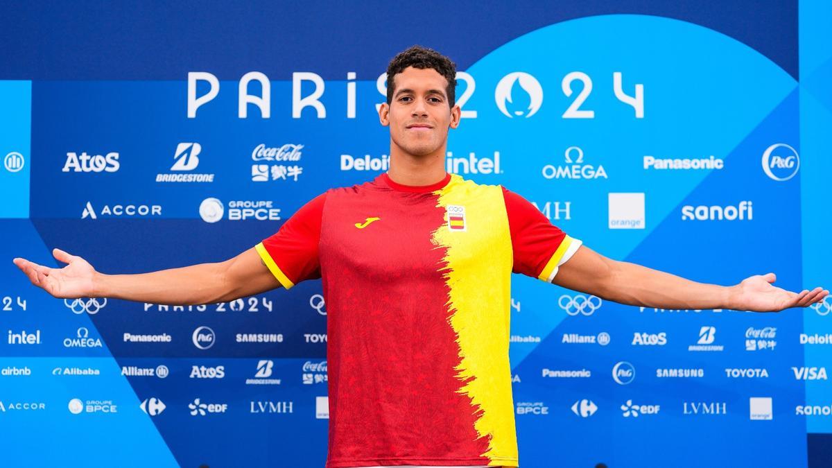 El nadador español Hugo González, en París.