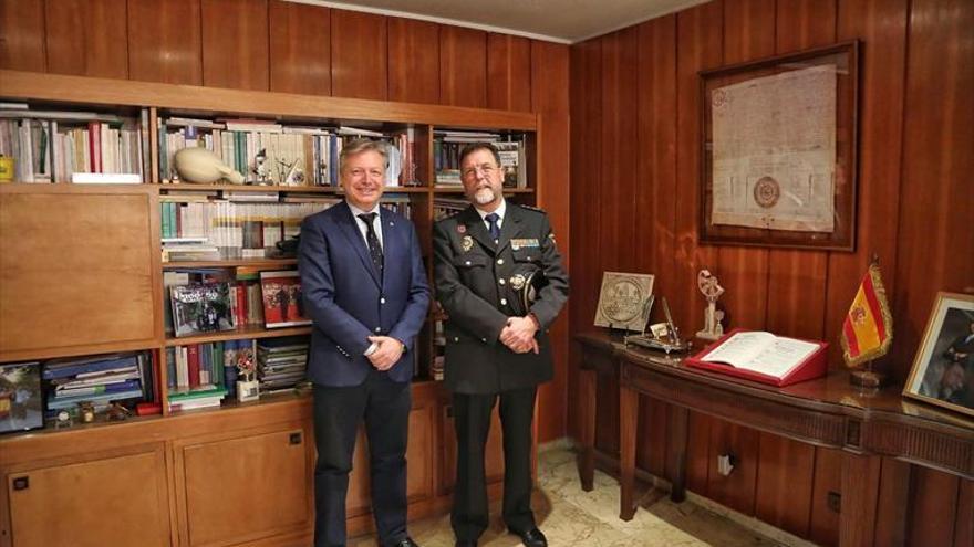 Reunión con el jefe de la Policía Nacional de Andalucía Occidental