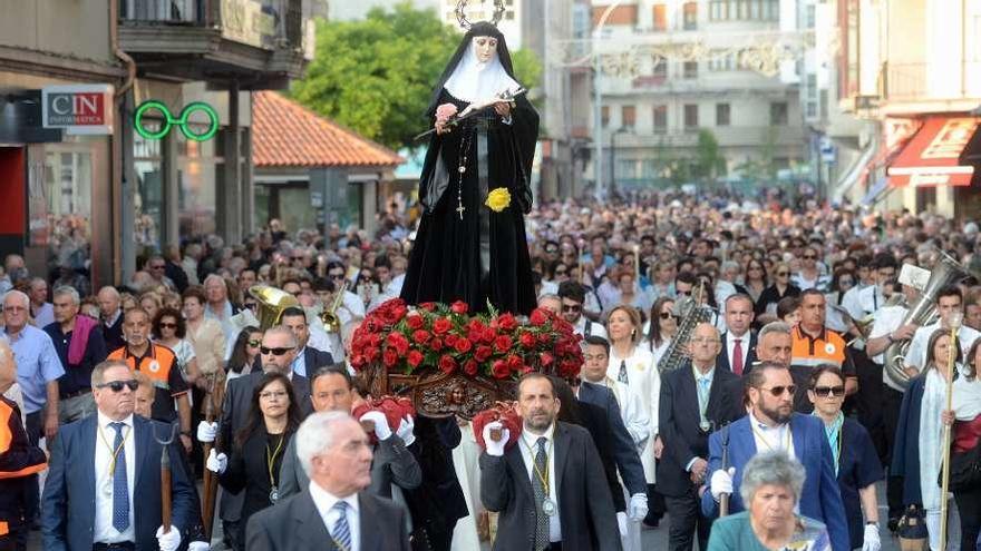 Una edición anterior de la procesión de Santa Rita. // Noé Parga