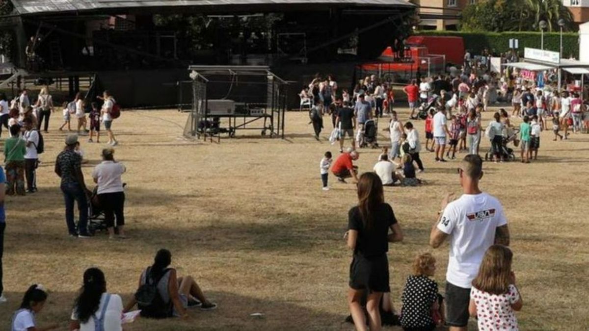 El prau donde se celebran las fiestas de Montevil, lugar donde tuvo lugar el pinchazo.