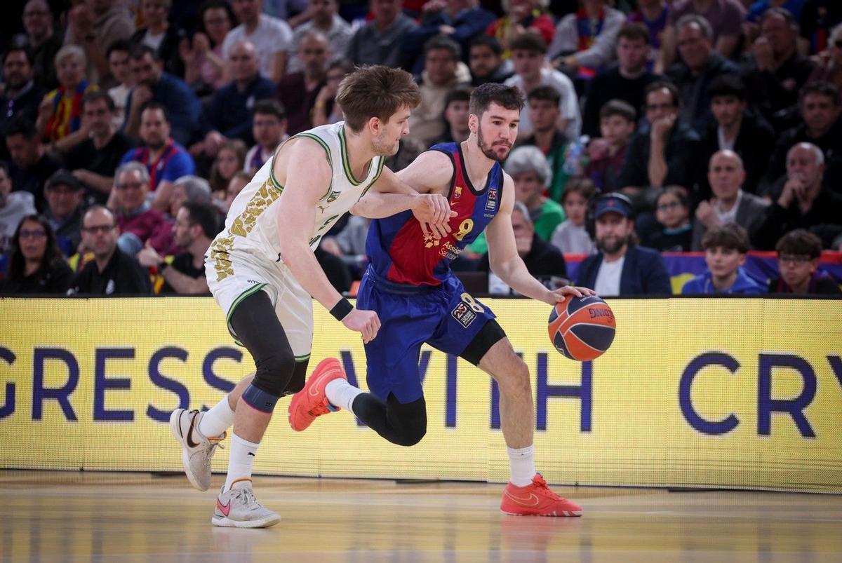 Brizuela impulsó al Barça en ataque ante el Zalgiris.